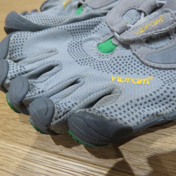 VIBRAM FIVEFINGERS Bikila LS Barefoot Training Running Shoes in Gray Green US 9 - Picture 5 of 13
